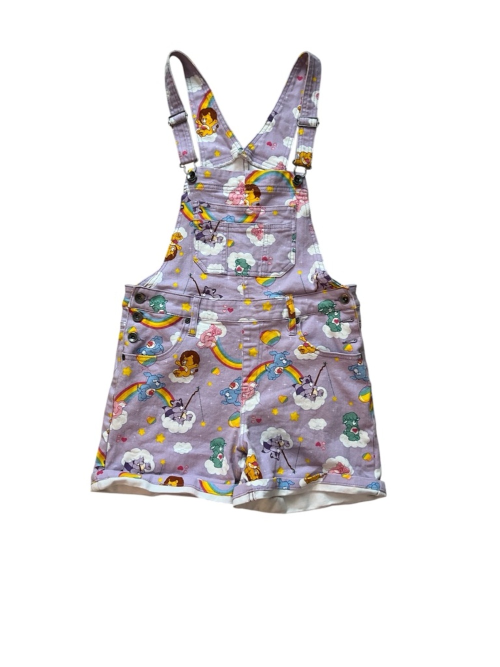 Care Bears Lavender Shortalls SZ SM - Picture 4 of 9